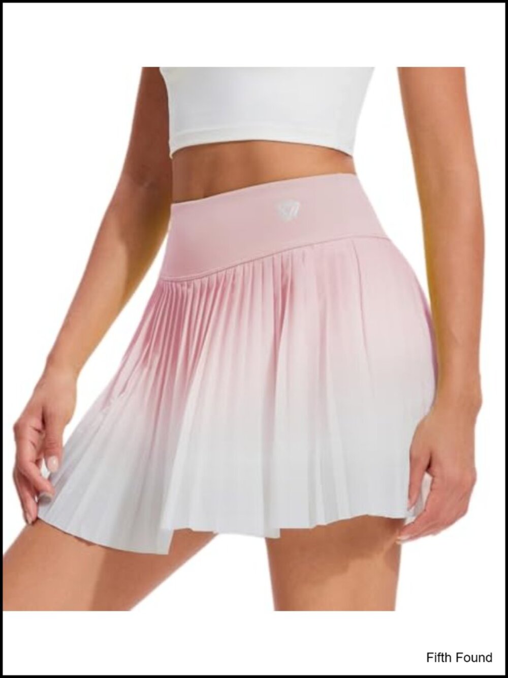 Pleated Tennis Skort with Shorts High Waisted Tummy Control Golf Skirt Pockets